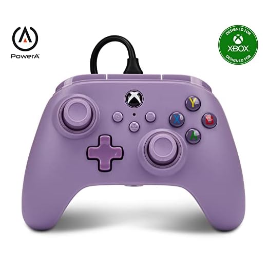 Nano Manette Câblée Améliorée PowerA pour Xbox Series X|S – Lilas