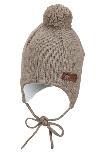 Gorro de punto con pompones Sterntaler gorro de invierno infantil orejeras suaves