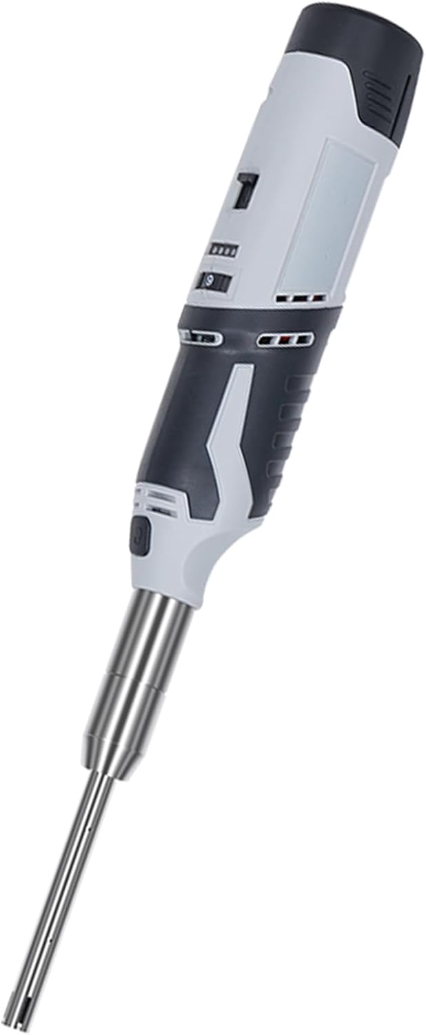 Handheld High-Speed Homogenizer, Lab Disperser Emulsifier, 6-Speed Adjustable, 5~250ml Processing Capacity, with 10mm Working Heads, for Liquid Lotion Cream