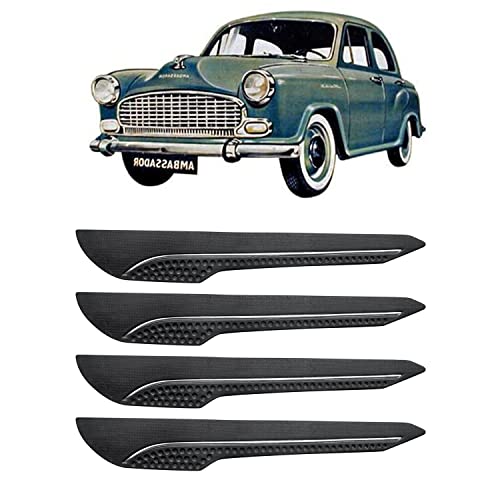 Image of AOSIS-Car Bumper Protector /Bumper Guard for HM Classic with Single Chrome Stripe (4-Pcs)