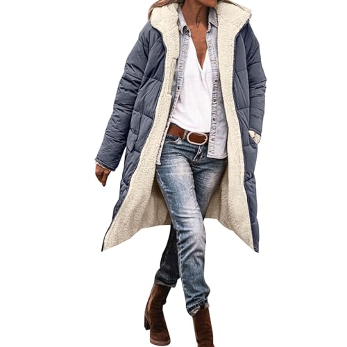 Doudoune longue femme hivernale polaire réversible pour le quotidien
