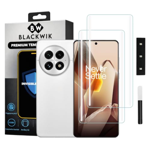 Image of Blackwik UV Curved Tempered Glass for OnePlus 13 | 2-Pack