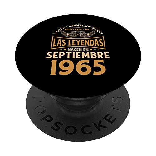 Cumpleaños Hombre Regalos Las Leyendas Septiembre 1965 PopSockets PopGrip Intercambiable