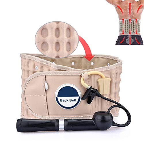 DZWJ Cintura Cinturón de tracción de Aire Cinturón Columna Vertebral Soporte Lumbar...