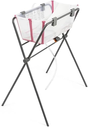 Miniatura 2 de Stokke Flexi - Soporte de baño, color gris, hecho para adaptarse a la bañera plegable Stokke Flexi, ligero y fácil de almacenar, cómodo, seguro y