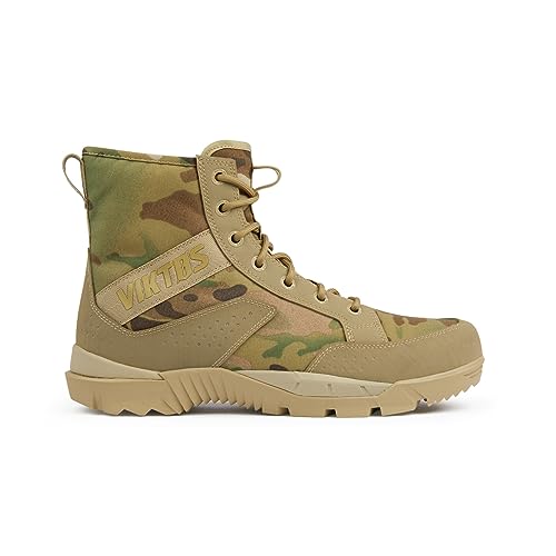 VIKTOS Men's Johnny Combat MC Tactical Boots with Rubber Heel & Toe | Durable Nylon Water-Resistant Outdoor Tactical Footwear
