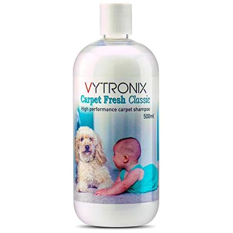 VYTRONIX Carpet Fresh Classic 500ml High Performance Carpet Cleaner Washer Shampoo Solution Cover