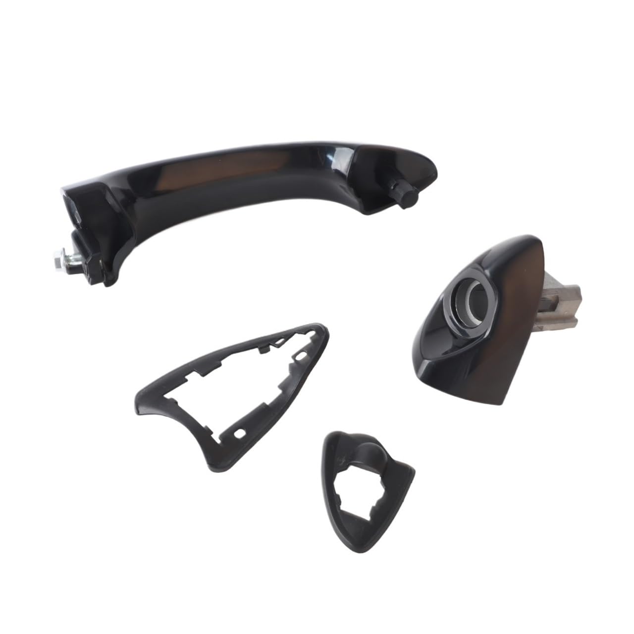 Bikkjbk Black Car Vehicle Door Handle Driver Side Front Left Outside Exterior Door Handle For E53 For X5 2000‑2006 51218257737