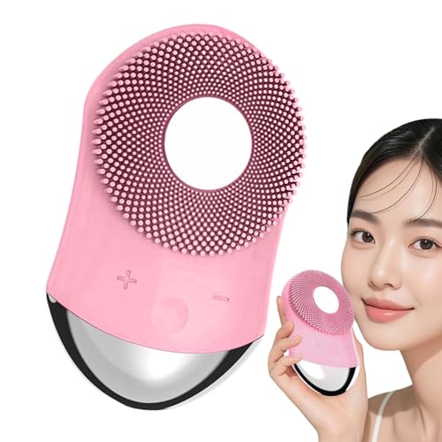 Rrlihjgu Exfoliador Facial Eléctrico | Cepillo Limpiador Facial - Máquina De Limpieza De Silicona Para Uso Diario Piel Sensible Mujeres Viaje Gimnasio Salón Spa Exterior