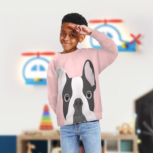 Plaaee Boys Girls Crewneck Sweatshirts Tiger Orange Stripe Toddler Baby Long Sleeve Pullover Tshirts 9-104