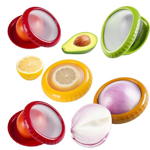 Thulander Pack 5 Unidades Recipientes Herméticos para Alimentos de Silicona Reutilizables | Envases para Frutas y Verduras, Tuppers Ecológicos para Nevera, Freezer y Viaje