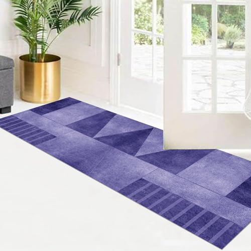 Alfombra de cocina lavable contra resbalones y suciedad en pasillos largos 5