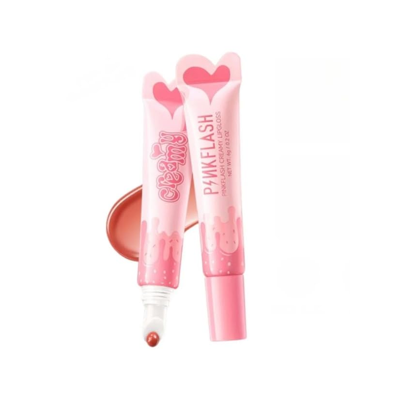 Pinkflash Creamy Lip Gloss BB01 Autumn Island Tea – High Shine, Non-Sticky, Moisturizing, Nourishing, Lightweight Formula, Glossy Finish, 6g – Vegan, Cruelty-Free Lip Gloss for Long-Lasting Hydration-image-32