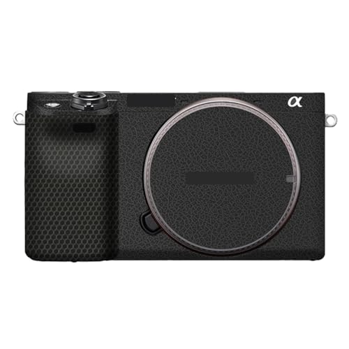 Autocollant Sony A6400 A6300 éliminez les rayures et l'usure de votre appareil photo en cuir noir