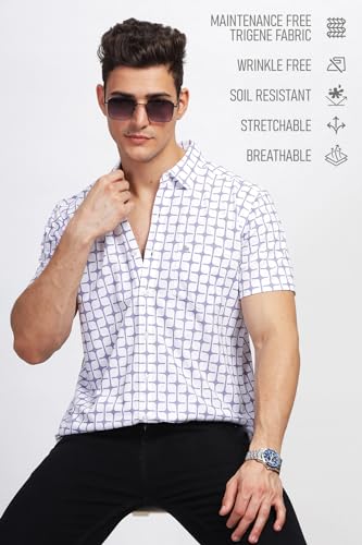 Image of BULLMER Trendy Regular Fit Printed Causal Shirt for Men - Pack of 1