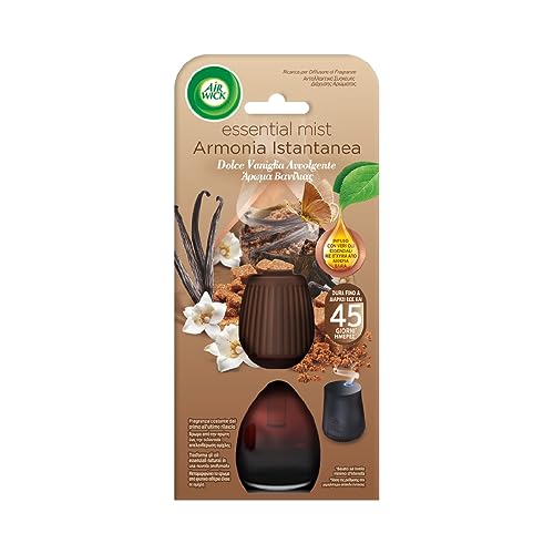Airwick Ampolla Vaniglia e Fiori di Ciliegio, Ricarica per Diffusore di Fragranze con Oli Essenziali