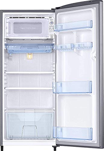 Image of Samsung 192 L 2 Star Direct Cool Single Door Refrigerator Appliance (RR19T241BSE /NL, Elective Silver)