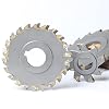 KLOT Carbide Tipped Side Milling Cutter 63mm-200mm Slotting Straight Tooth (2pcs 63 * 4)