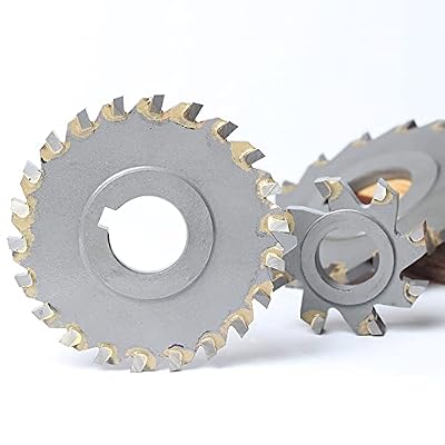 KLOT Carbide Tipped Side Milling Cutter 63mm-200mm Slotting Straight Tooth (2pcs 63 * 4)
