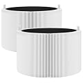 Leemone 2 Pack Blue Pure 211i Max Filter Replacement Compatible with Blueair Blue Pure 211i Max Air Purifier, H13 True HEPA & Activated Carbon Filter, Compare to Part #F2MAX