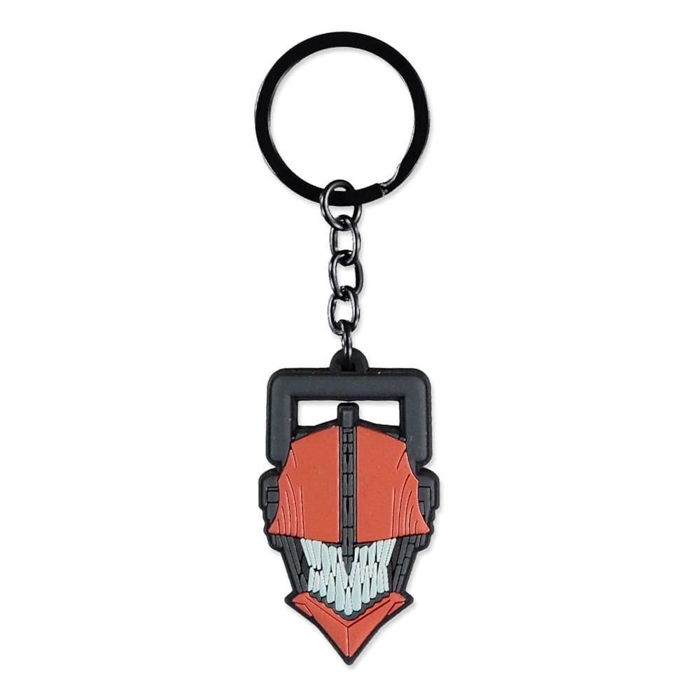 Chainsaw Man Unisex Pendente portachiavi nero/​arancione Gomma