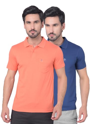 Image of Dollar Mens Cotton Casual Solid Polo Tshirt (Pack of 1)