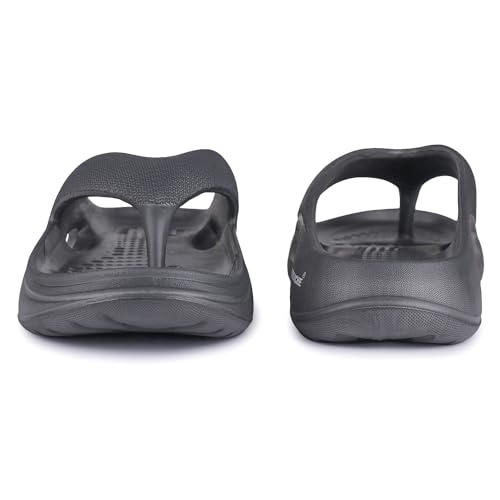 Image of BERSACHE Lightweight Stylish Flip Flop with Sole for Men (Grey)