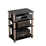 Votre centre de divertissement : ce support de tourne-disque n'est pas seulement destiné aux platines tournantes, c'est une étagère multimédia polyvalente conçue pour ranger les accessoires TV, les consoles de jeux et le rangement de disques vinyles en une seule unité élégante. Idéal pour les cinémas maison ou les studios de musique, il offre une solution fonctionnelle et esthétique pour tous vos besoins de divertissement.