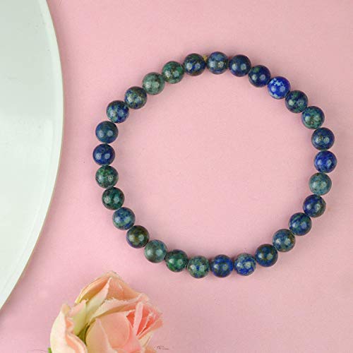 Image of Reiki Crystal Products Natural Crystal Stone Bracelet 6 mm Round Beads for Men & Women | Gemstone Jewellery Bracelet | Reiki Charged | Multiple Stone Variants Available