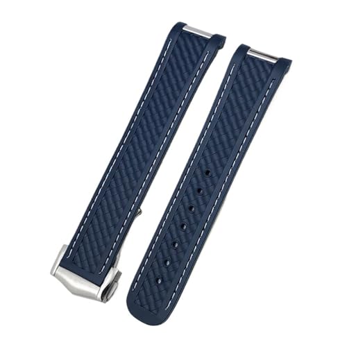 [VEł] 18mm 19mm 20mm J[uGh VRo[EHb`oh IK 007Ή V[}X^[ 300 AT150 ANAe Xs[h}X^[Ή EHb`Xgbvc[(Blue white,19MM_SILVER BUCK