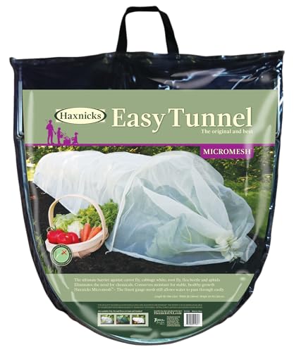 Tierra Garden 50-5040 Haxnicks Easy Micromesh Tunnel Garden Cloche, Standard, Protects Plants and Flowers