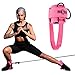 INNSTAR Fußschlaufen Kabelzug, Ankle Straps für Cable Machines mit Fixseil & Verstellbarer D-Ring, Fußmanschetten für Fitness Training, Frauen und Männer Gesäßmuskeln und Beintraining(Einzeln Rosa)