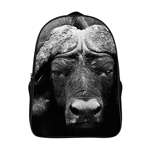 Sac à dos scolaire pour le collège et les sorties de week-end cartable Buffalo 3D