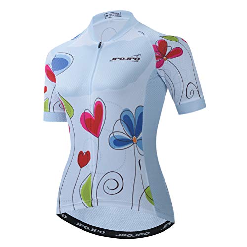 Weimomonkey Women Cycling Jersey Short Sleeve Shirt Mountain Bike Top Clothing cover