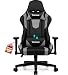 Homimaster Gaming Stuhl, Gaming Chair mit verstellbare Lendenkissen, Kopfkissen und Armlehnen,Ergonomischer Gamer Stuhl gepolstert, Gaming Stuhl 150 kg Belastbarkeit