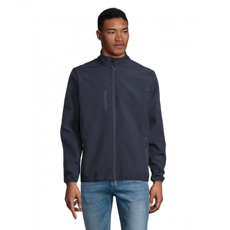 Veste Softshell Falcon Men SOL'S veste zippée homme bleu foncé grande taille 4XL