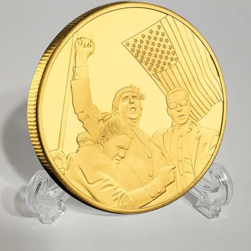 Moneda Coleccionable Donald Trump 2024 Cobre Puro miniatura 1