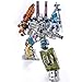STENBEIGO Deformation Toys Combiner Set 5 in 1 Small Scale Anime Action Figure Model Robot Gift for Adults Boys