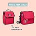 Wildkin Two Compartment Insulated Lunch Bag for Kids – School & Travel Ready - Cardinal Red
