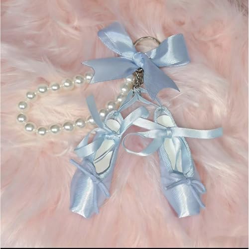 Accesorio de viaje diario estilo ballet con perlas y lazo 5