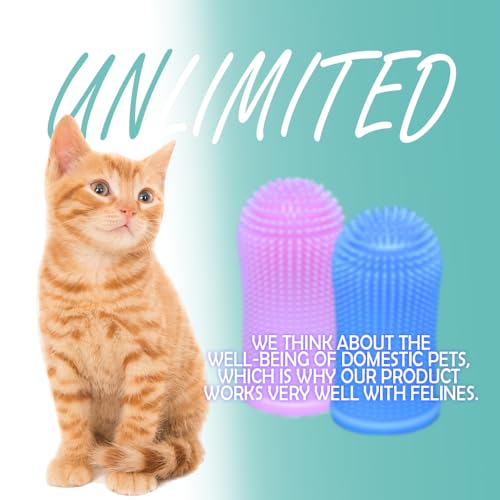 Image of Cylindrical dog toothbrush for Dogs-the Easy to Use Dog Tooth Brushing Kit, With of Toothbrush for Dogs you will get the Hygiene, Takes Care of Teeth and Gums, Ideal for Pets of All Ages-Pink-2 Pack