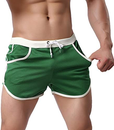 Rexcyril Men's Running Workout Bodybuilding Gym Shorts Athletic Sports Casual Short Pants
