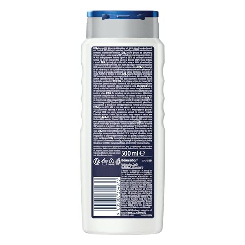 NIVEA Shower Gel 500 ml Men Sensitive Pro Ultra-Calming (Pack of 2), 1 l (Pack of 1) - Image 2