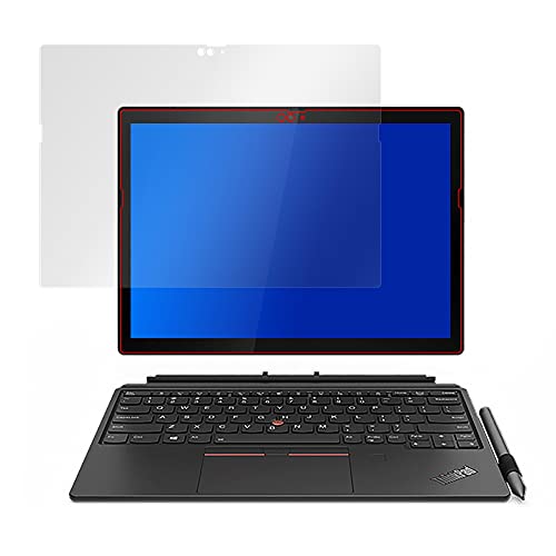 �~���r�b�N�X ThinkPad X12 Detachable (GEN1) �p PET���t�B���� �����K���X�����̍d�x ���d�x9H�f�ލ̗p �p ���{�� ����t���ی�t�B���� OverLay Brilliant 9H O9HBTHINKPADX12/1
