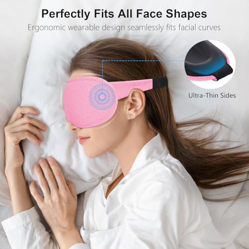 Gritin Masque de Nuit 100%Occultant pour Hommes&Femmes Zero Pression Design – vue 4