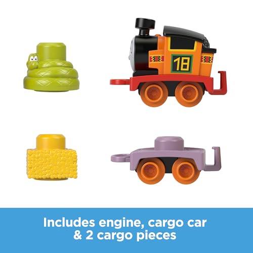 Thomas & Friends Toddler Toy My First Nia Push-Along Train with Stacking Cargo for Kids Ages 18+ Months, HYG34 - Image 6