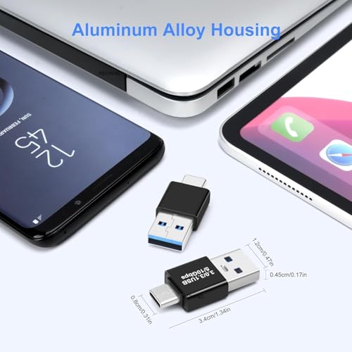 Image of REDWIND USB Type-C with USB A-Male Connector, USB 3.0 Adapter, Male-Joiner Plug Coupler Extender USB 3.1 Gen 2 Super Speed Charging and Upto 10Gbps Transfer Speed Type-A to Type C