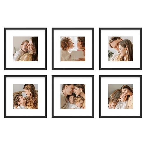 An&He 12x12 Picture Frames Set of 6, Displays 8x...