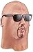 Price comparison product image The Rubber Plantation TM 619219294027 Full Head Realistic Man Mask with Goatee Beard and Glasses Latex Fancy Dress Costume Accessory, Unisex-Adult, One Size