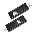 USB C Flash Drive 2 in 1 Type C and Type A Storage and Backup of Your Photos, Videos, and Files on Smart Phones, Laptops, TVs and Car Player etc. (64GB Black)
